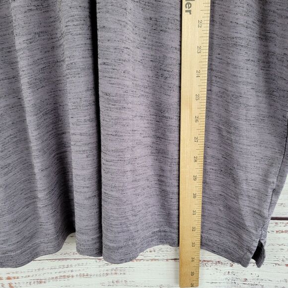 Travis Mathew Shirt Mens 2XL Purple Heathered Short Sleeve Golf Polo - Picture 2 of 8